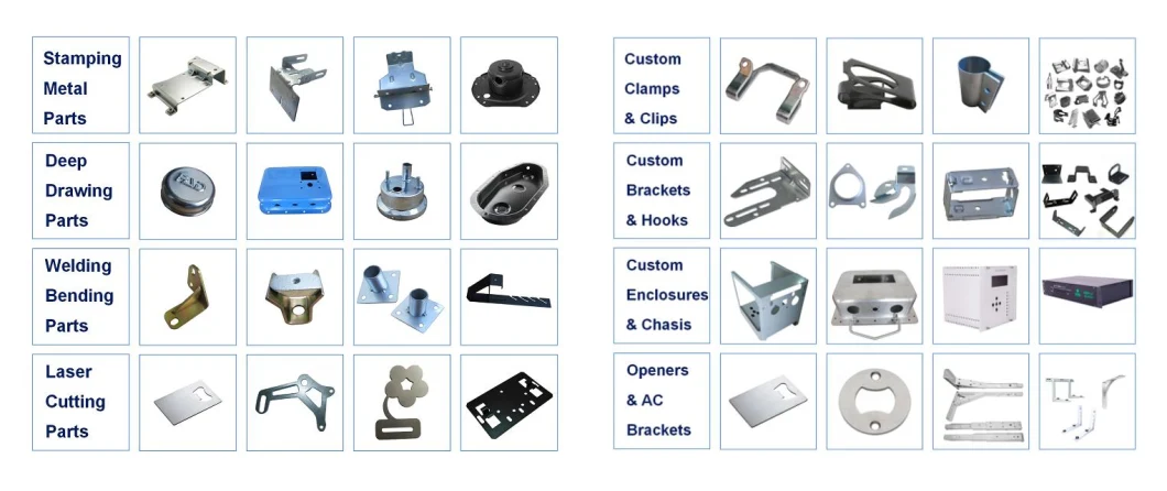 Custom Precision Sheet Metal Fabrication Aluminum Bending Stamping Parts Mount Bracket