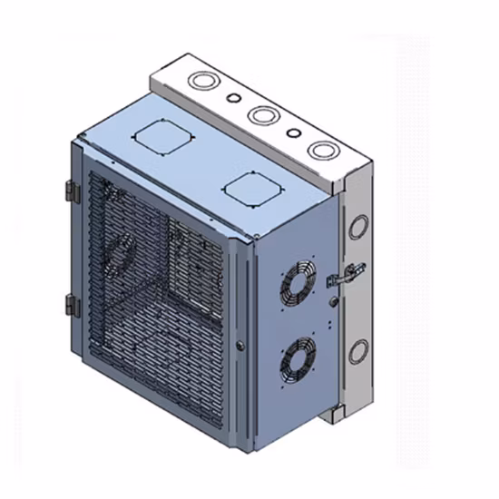 Cabinet de clôture de batteries d'acier au carbone de pièces de fabrication de tôle